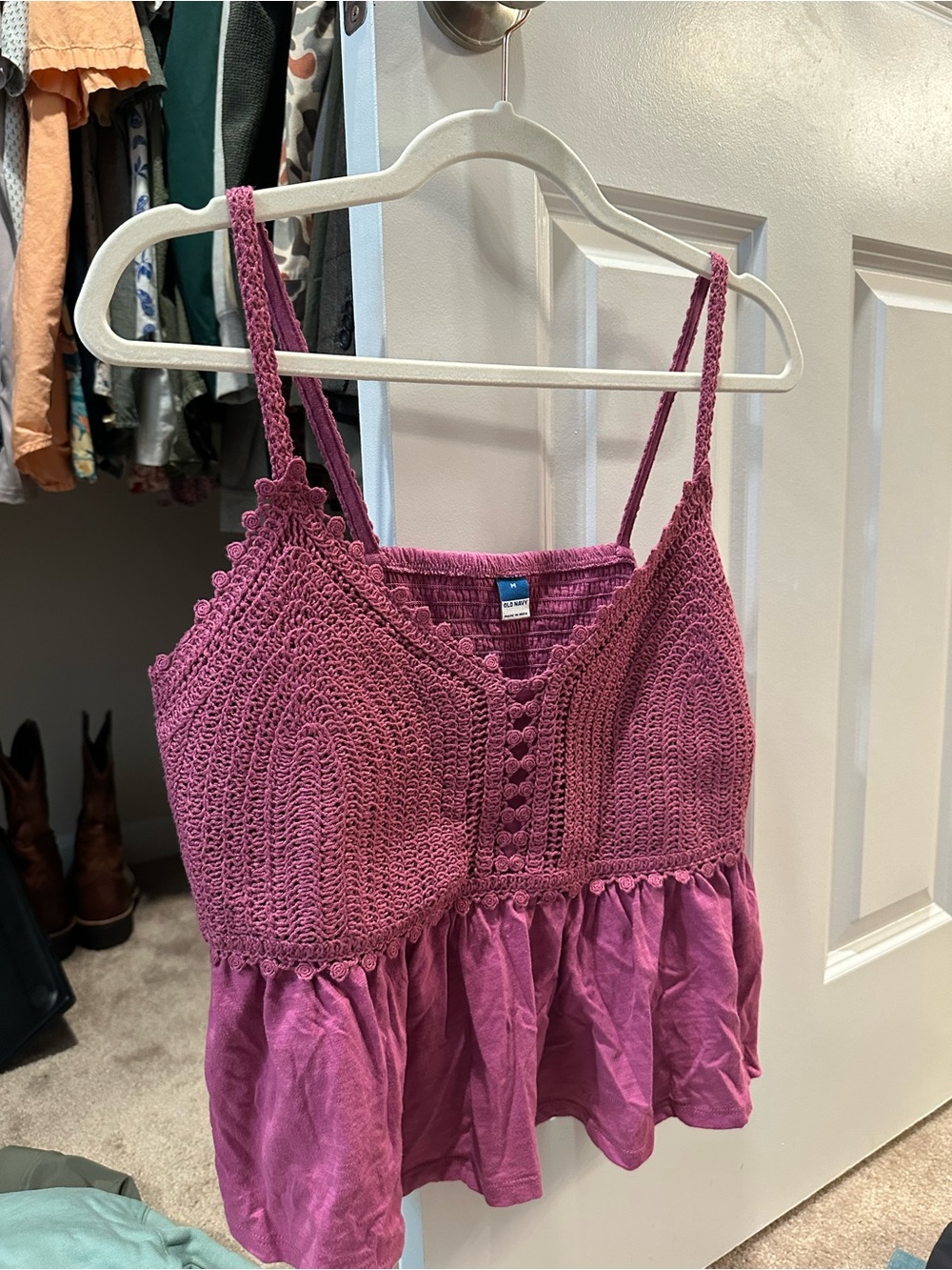 Old navy crochet top